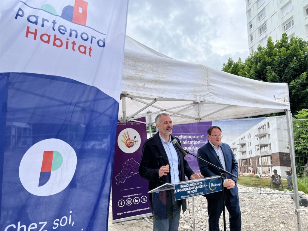 inauguration de la réhabilitation du bâtiment flandres - prise de parole