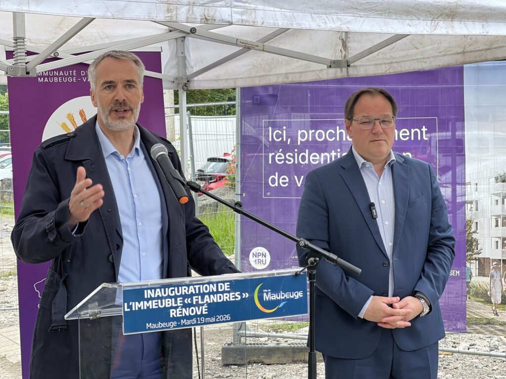 inauguration de la réhabilitation du bâtiment flandres - prise de parole